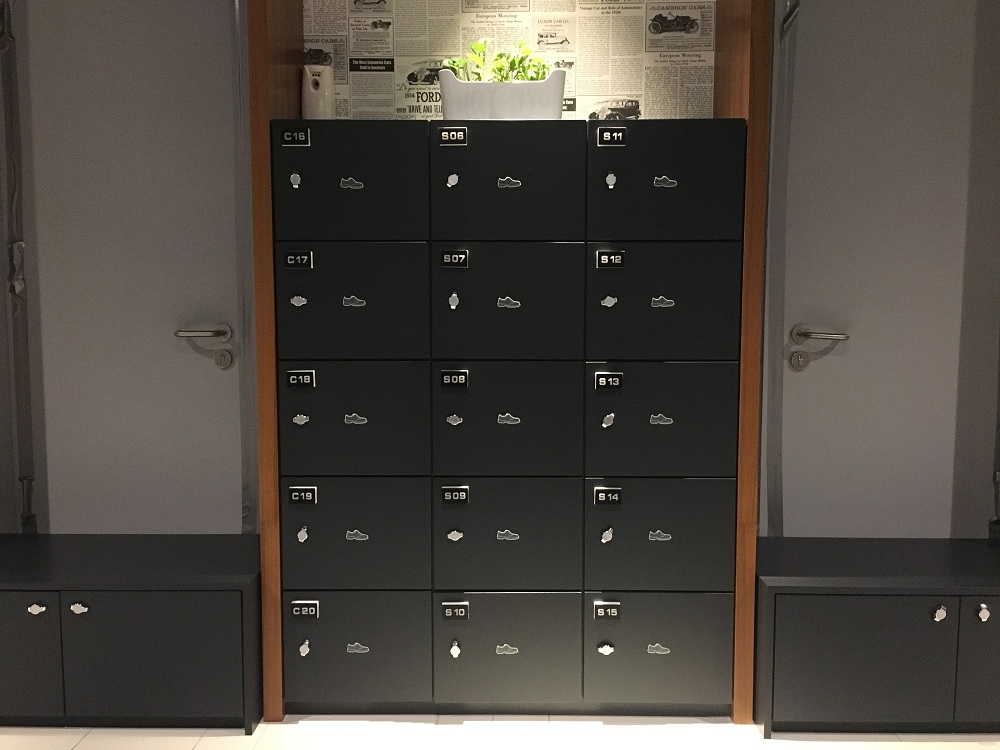 Rojak Daily Lockers to keep your shoes outside because we're Asian like that.